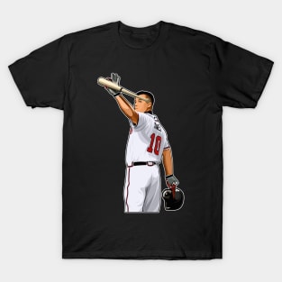 Chipper Jones #10 Waves To The Crowds T-Shirt